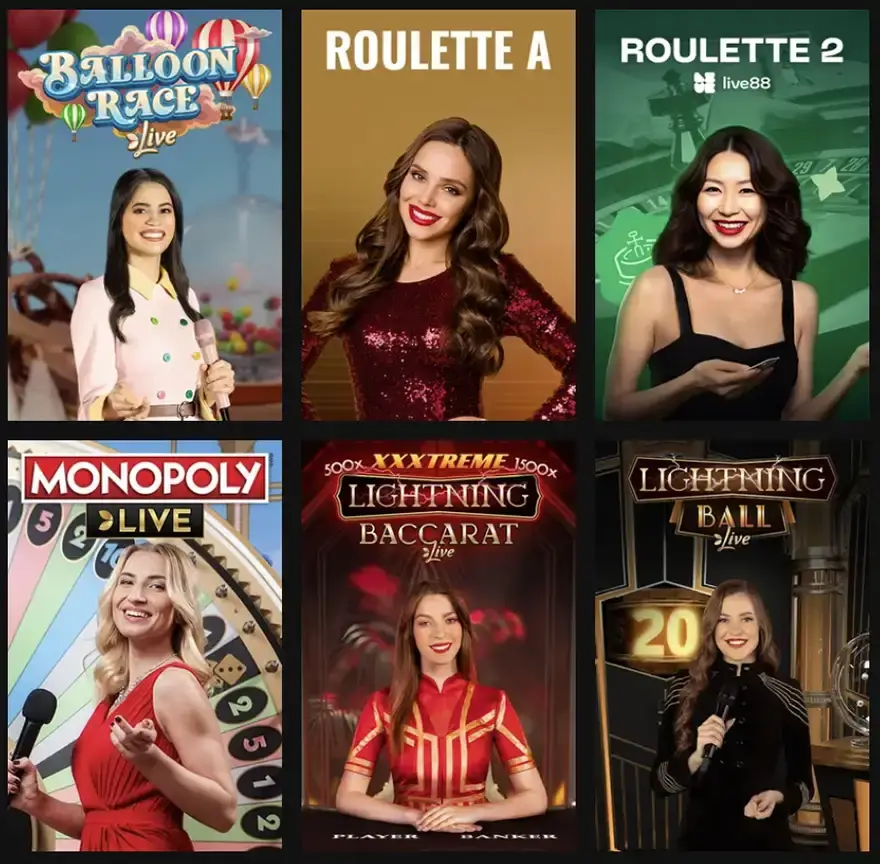 ¿Qué tienen de atractivo los juegos en vivo en RTBet Casino?