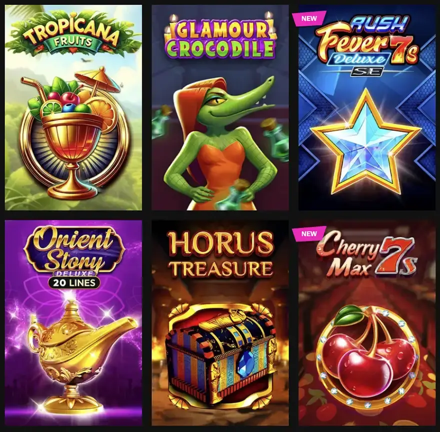 Máquinas tragamonedas de RTBet Casino con giros gratis de bonificación